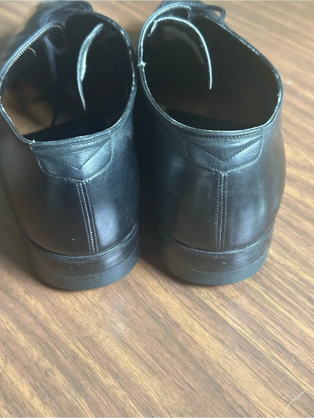 Washington Ginza Tokyo Black Leather Oxfords